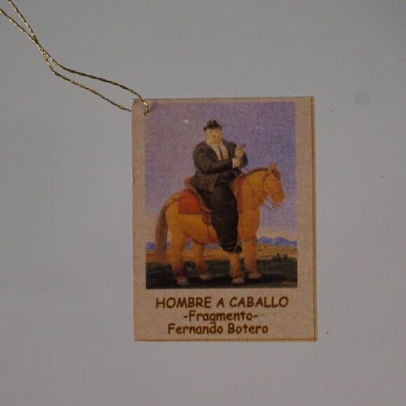 Fernando Botero Wood Puzzle Art Sculpture Man On A Horse Museum of Antioquia - Picture 4 of 9